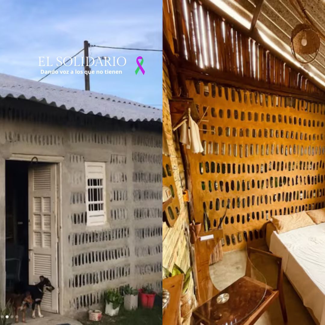 Con tu basura construyo mi preciosa casa