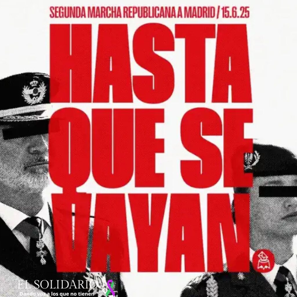 Convocatoria a Marcha por la Tercera República 2025 / Ilustración carabanchel.net / El Solidario