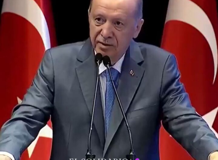 El presidente turco Recep Tayyip Erdogan / Toma de X/Türkiye Canlı /