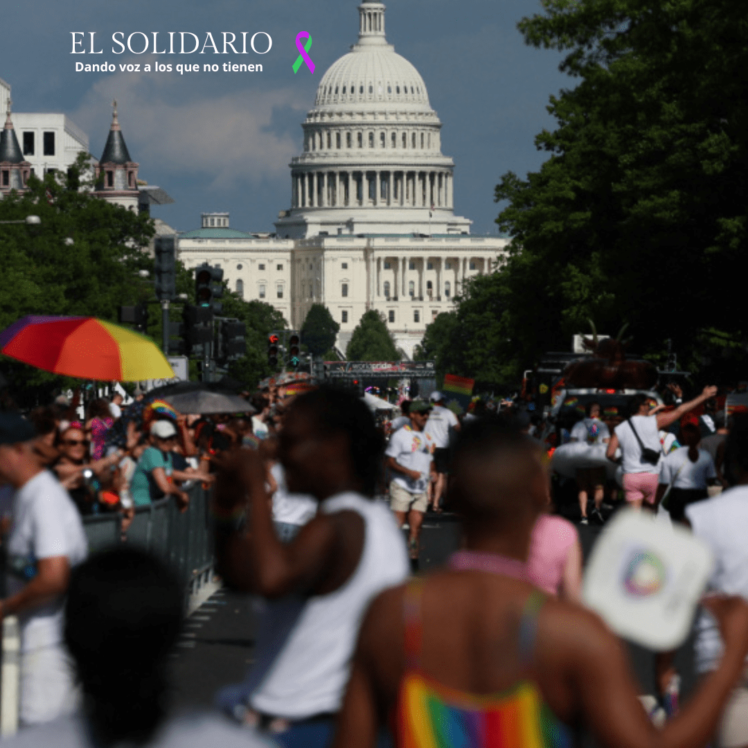 Washington celebra 50 años de Orgullo con una marcha masiva contra los recortes de derechos de Trump