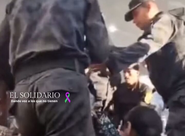 Represión policial en el aeropuerto El Cairo/ Captura de vídeo de Rome Arrieche / El Solidario