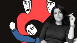 Marjane Satrapi, autora franco-iraní de Persépolis y defensora de los derechos humanos.