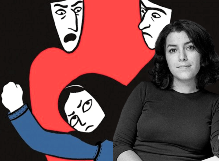 Marjane Satrapi, autora franco-iraní de Persépolis y defensora de los derechos humanos.