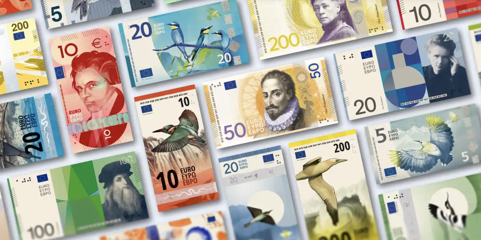 Nuevos billetes de euro con diseño español: así puedes votar tu favorito en la encuesta del BCE