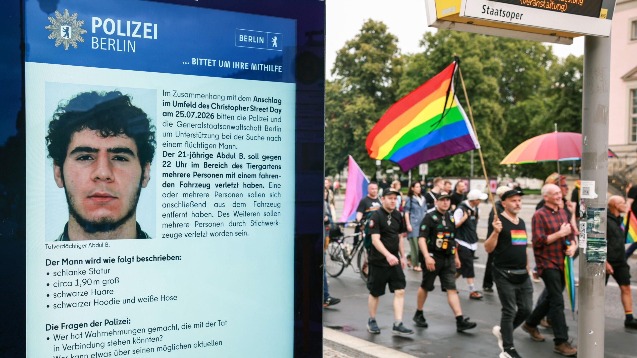 Atropello en Berlín: qué se sabe del ataque en el Orgullo con un muerto y 29 heridos