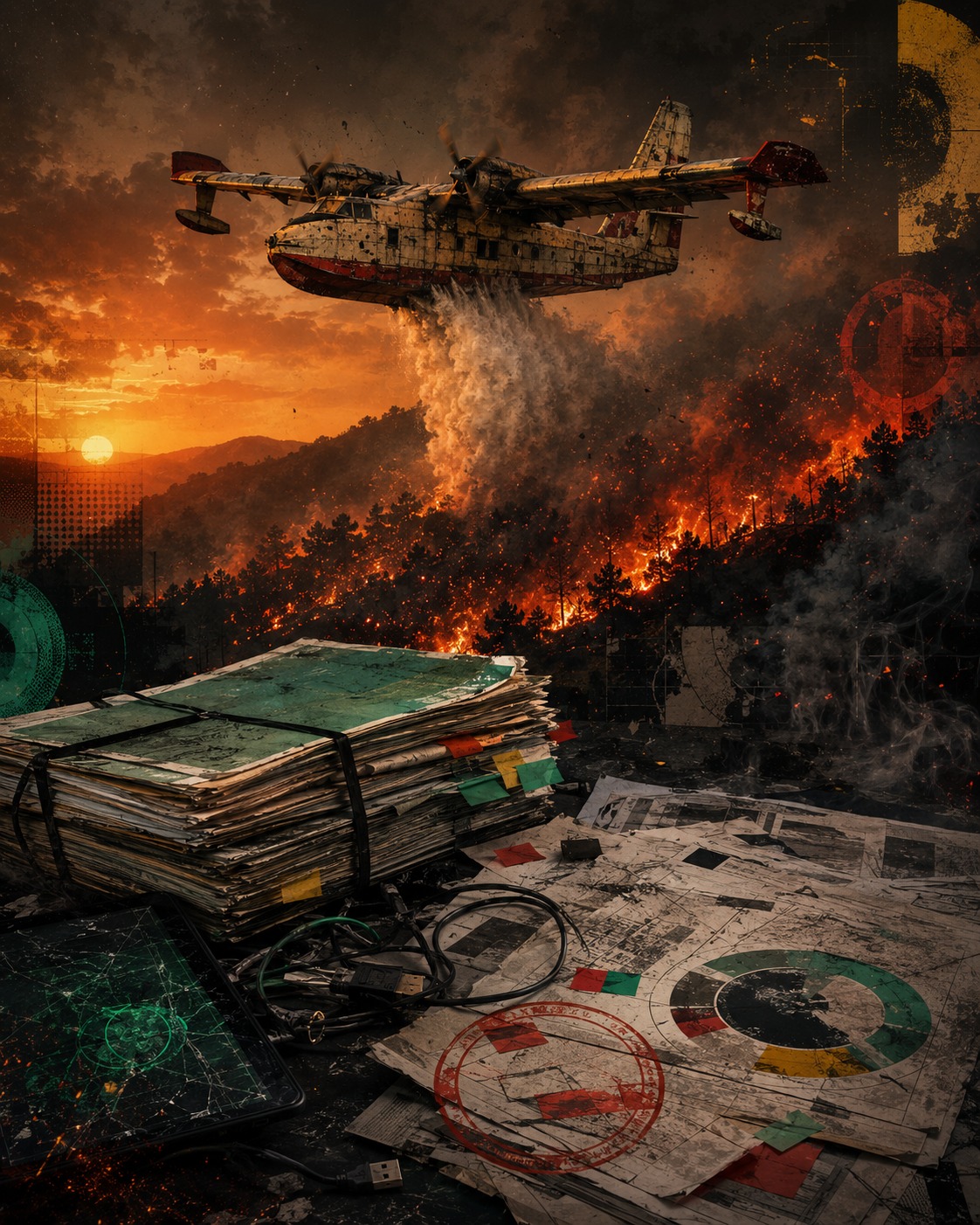 Hidroaviones urgentes en 2022, incendios en 2026: el fuego no espera trámites