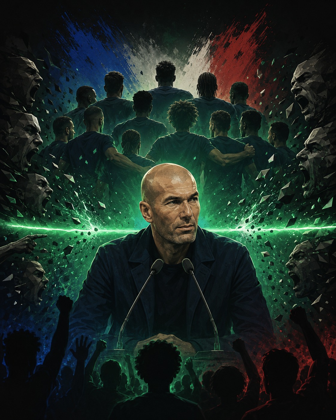 Zidane empezó su Francia con un mensaje claro: el racismo también se entrena para combatirlo
