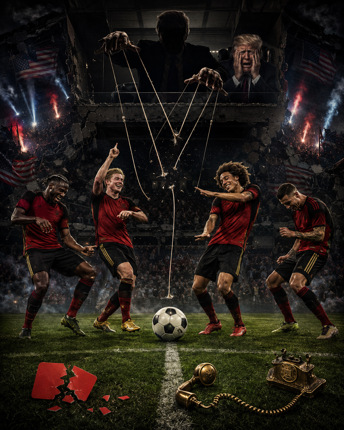 Bélgica ajusticia con su juego: cuando ni los tejemanejes de Trump pueden con el buen fútbol