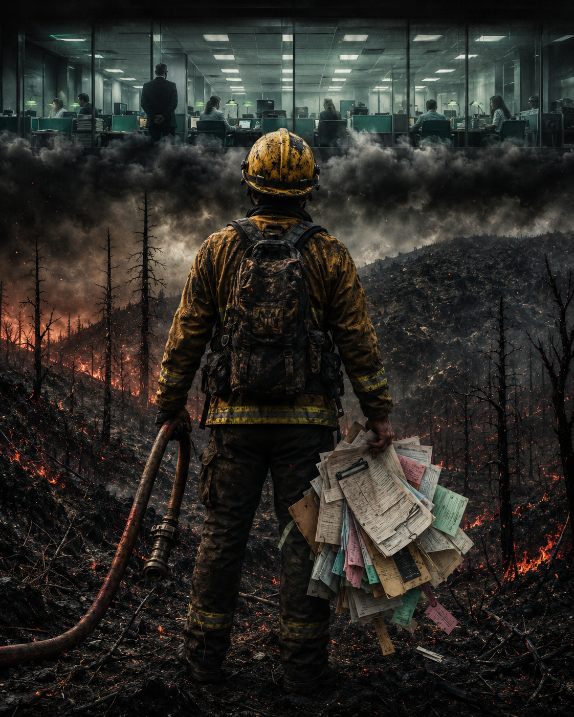 Si apagan incendios, son bomberos: la huelga forestal que la administración dejó bloqueada