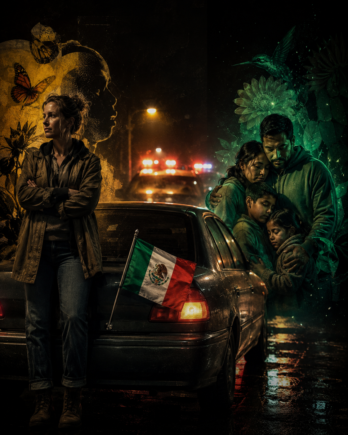 “Gringos” con bandera mexicana: la protesta que expone el perfil racial de la Migra