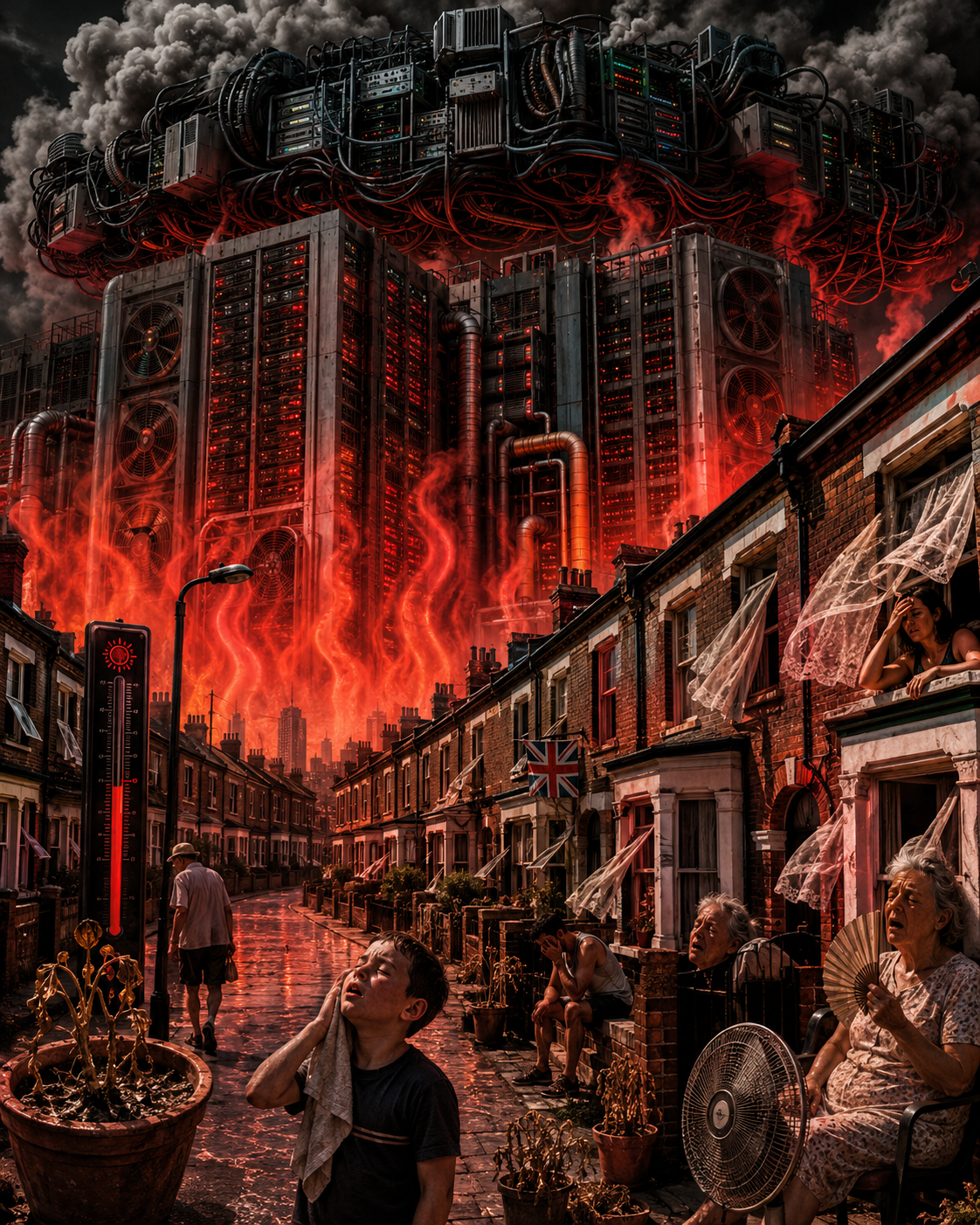 «Nos cocinan vivos»: el calor de los centros de datos aumenta la temperatura de Slough