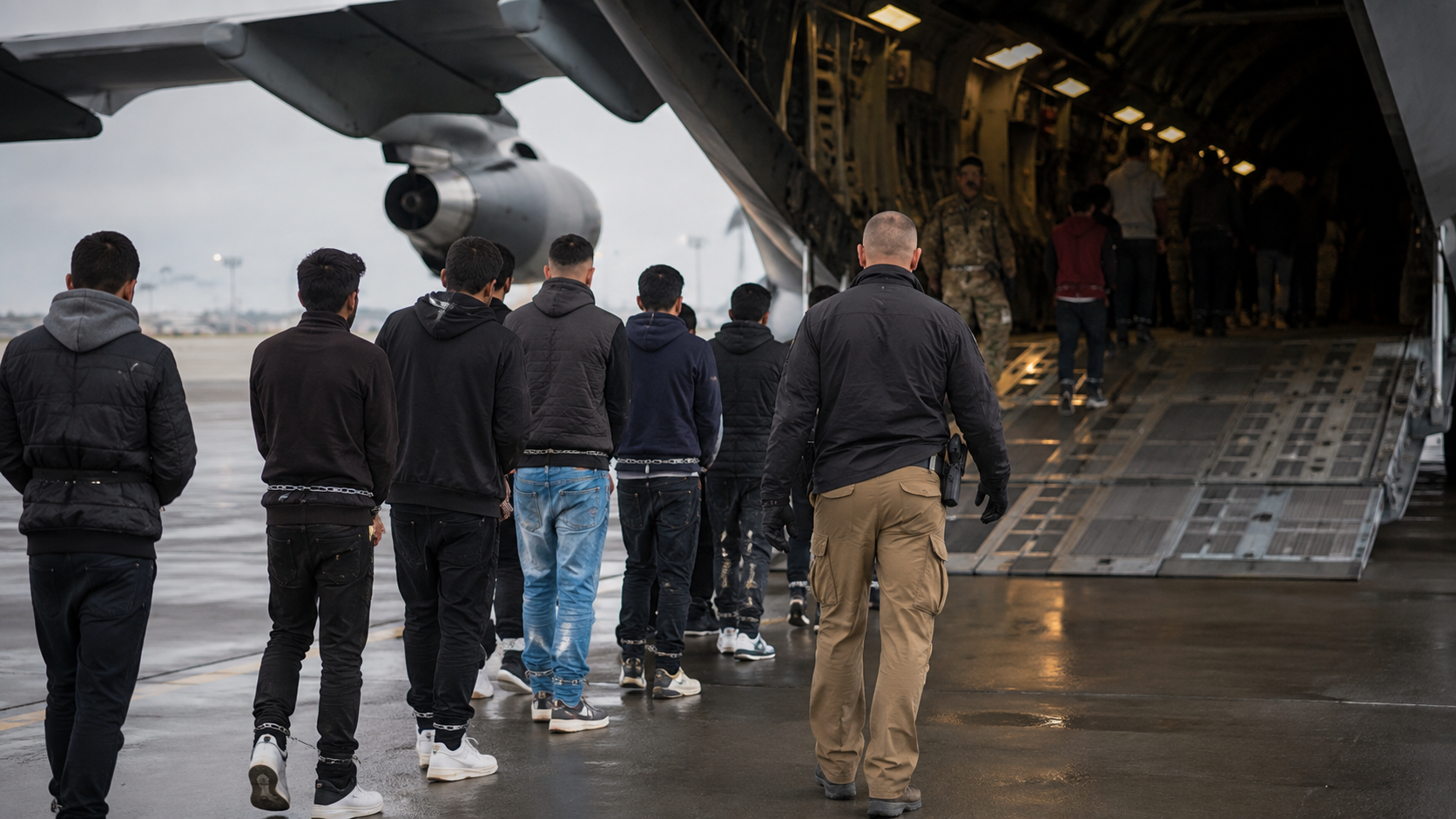 Diez años en EE.UU., una orden judicial y un vuelo de 21 horas a Bangui: así deporta Trump a migrantes que nunca pisaron África