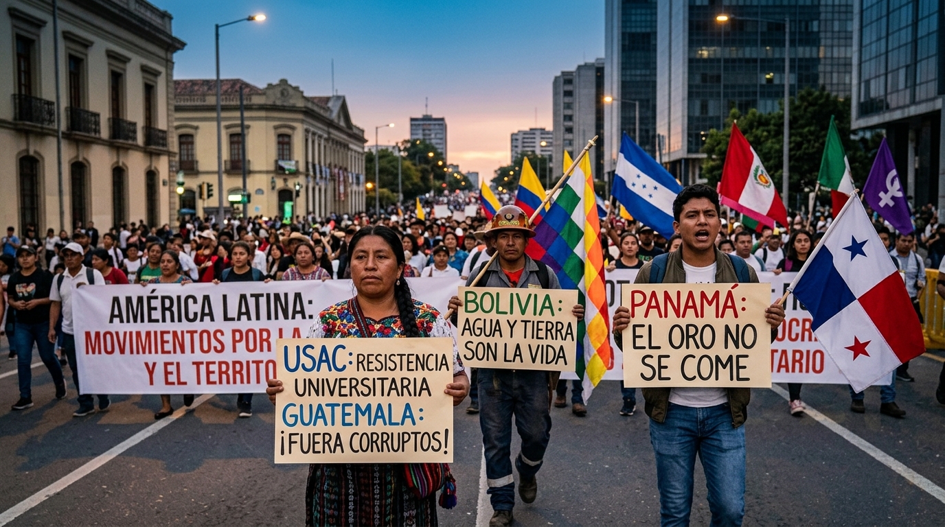 De Guatemala a Panamá: los movimientos que sostienen la democracia cuando las instituciones fallan