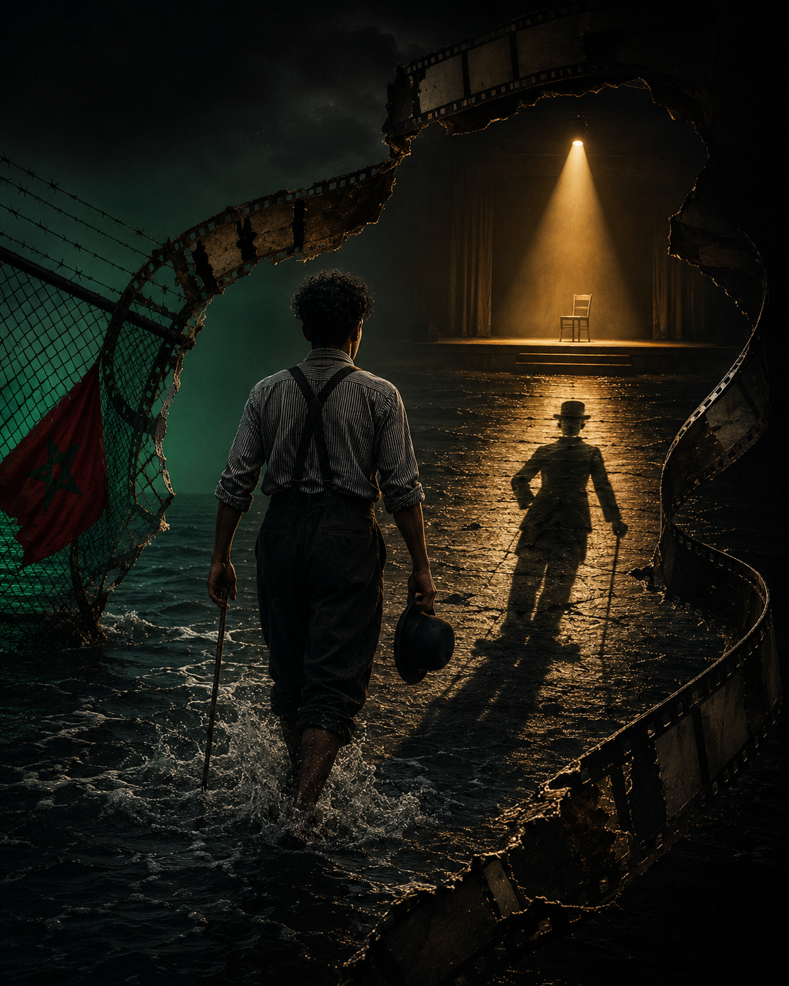 Cruzó a Ceuta para ser Chaplin: detrás del viral hay una generación sin futuro