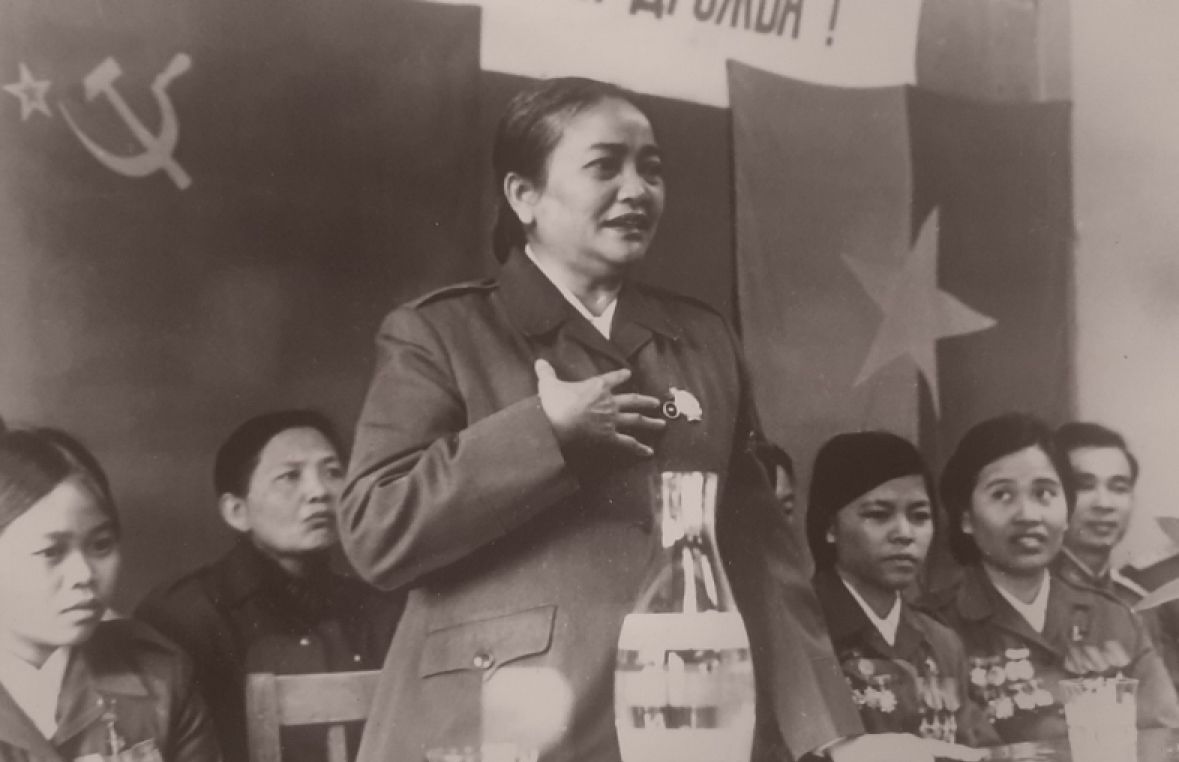 Nguyễn Thị Định llegó a mayor general en 1974: el primer uniforme de ese rango llevado por una mujer en Vietnam