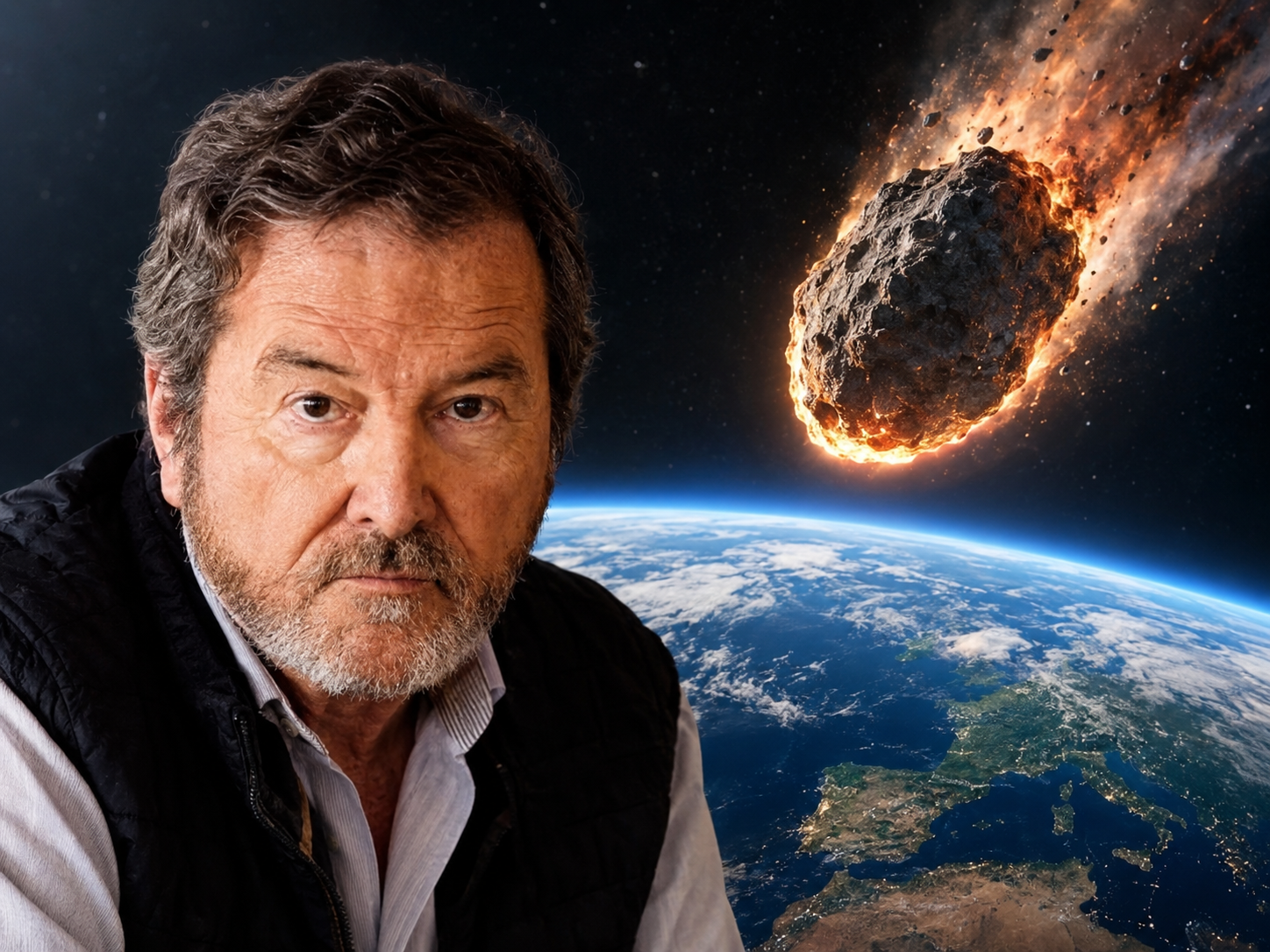 J.J. Benítez advierte sobre el posible impacto catastrófico de un meteorito en 2027: «1.200 millones de muertos en 48 horas»