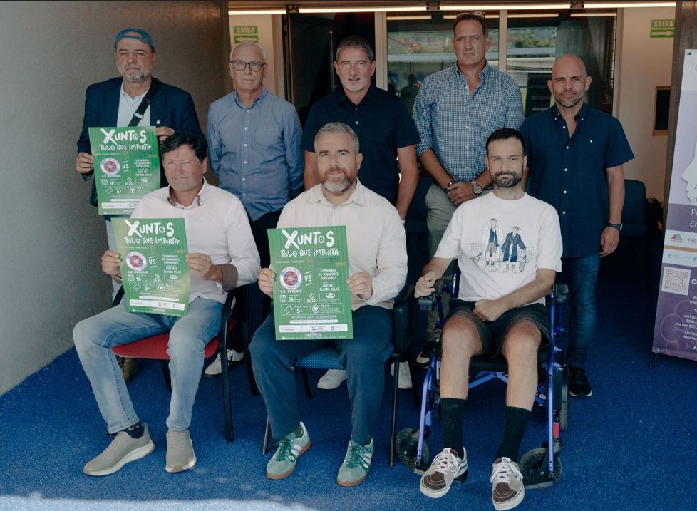 El fútbol gallego se moviliza por los enfermos de ELA con un partido solidario en Ourense