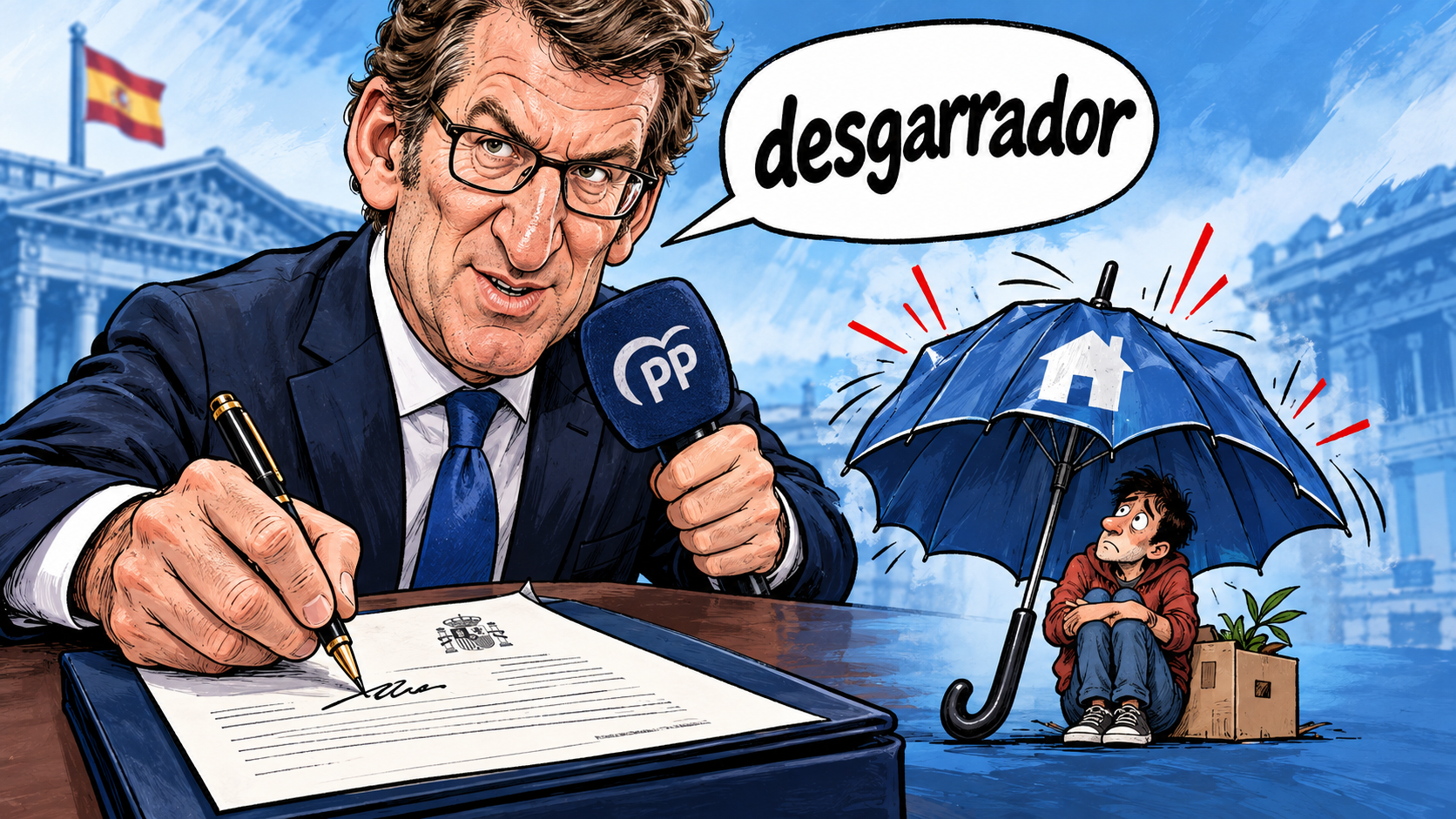 El PP quiso facilitar los desahucios mientras critica el caso de Maricarmen