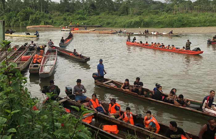 El Tapón del Darién, vacío de migrantes, deja una crisis ambiental que paga la Comarca Emberá
