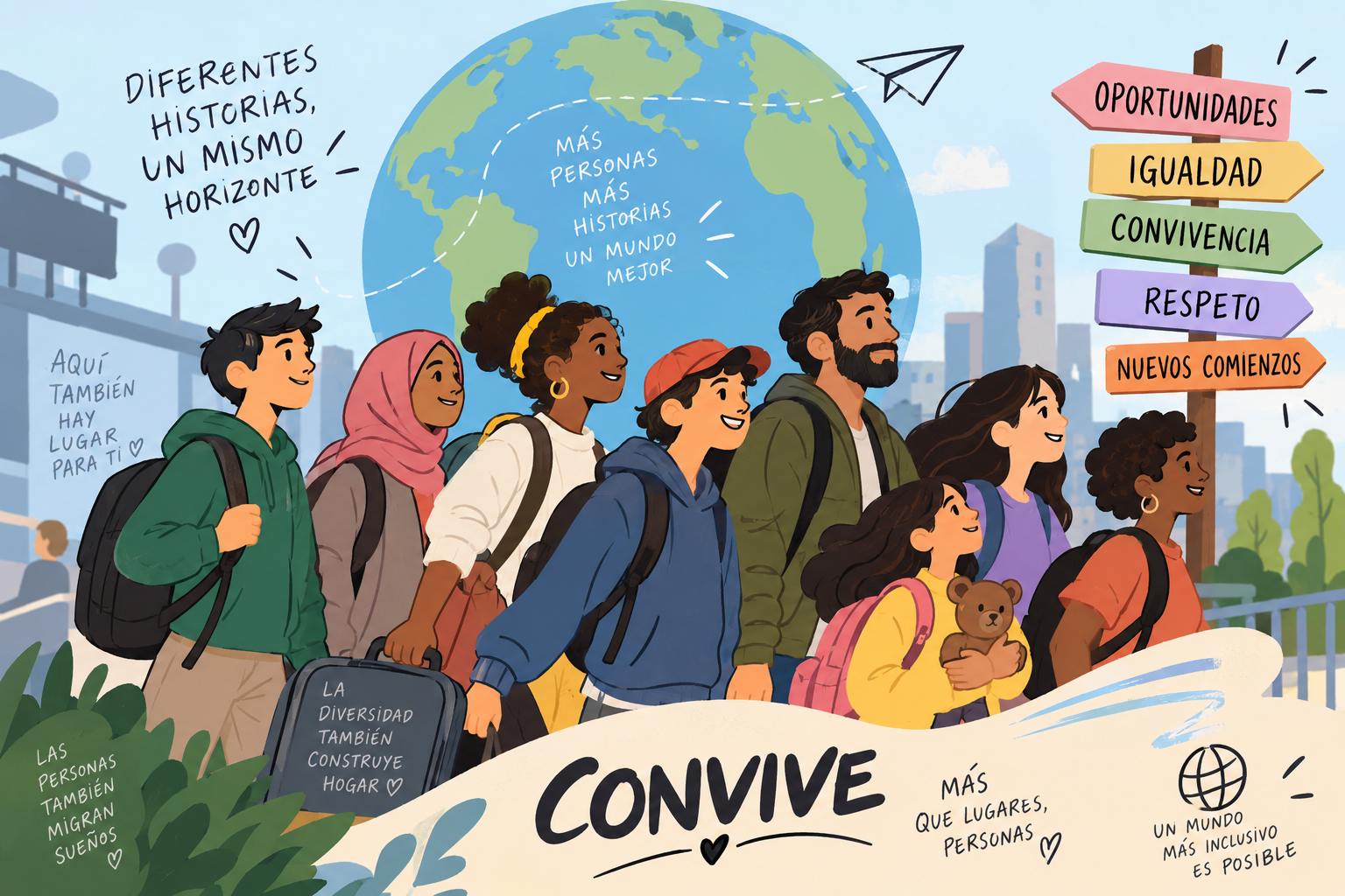 Migrar hoy: personas, historias y nuevos comienzos