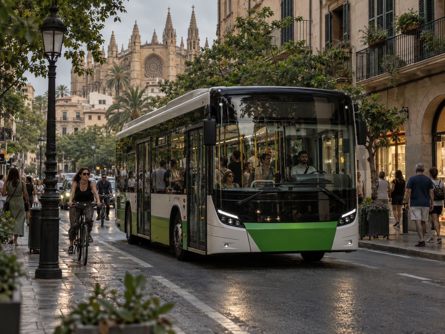 Palma quiere 57 autobuses eléctricos donde antes había previstos 16