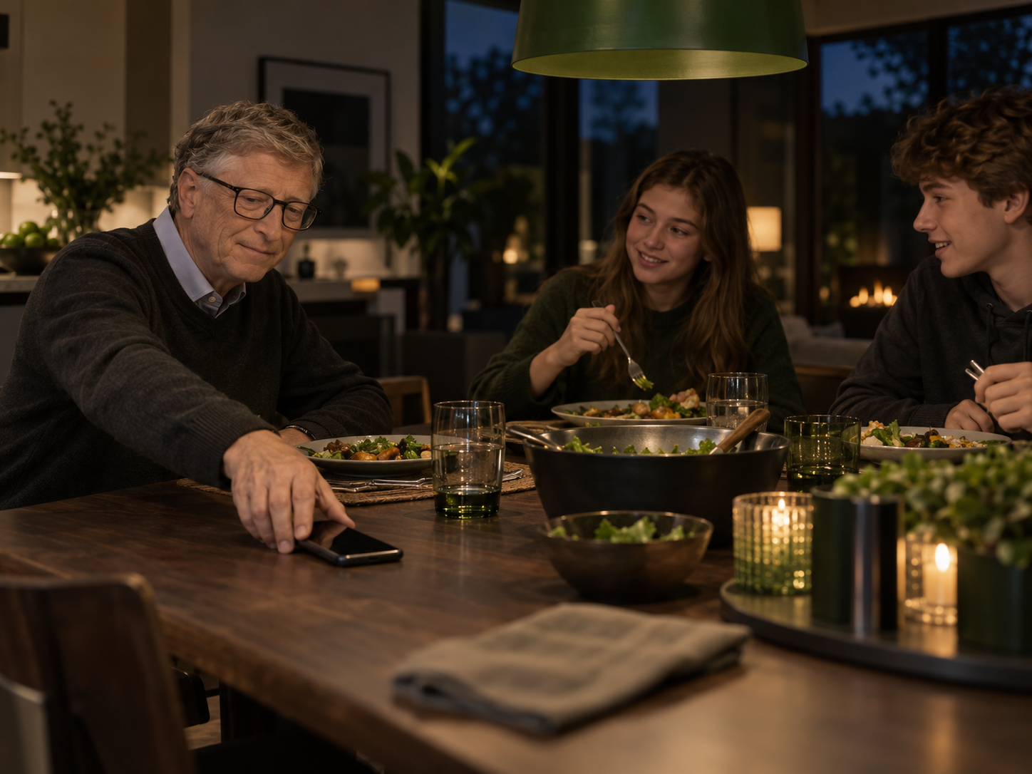 Bill Gates y los límites a sus hijos: sin móvil hasta los 14 y pantallas fuera de la mesa