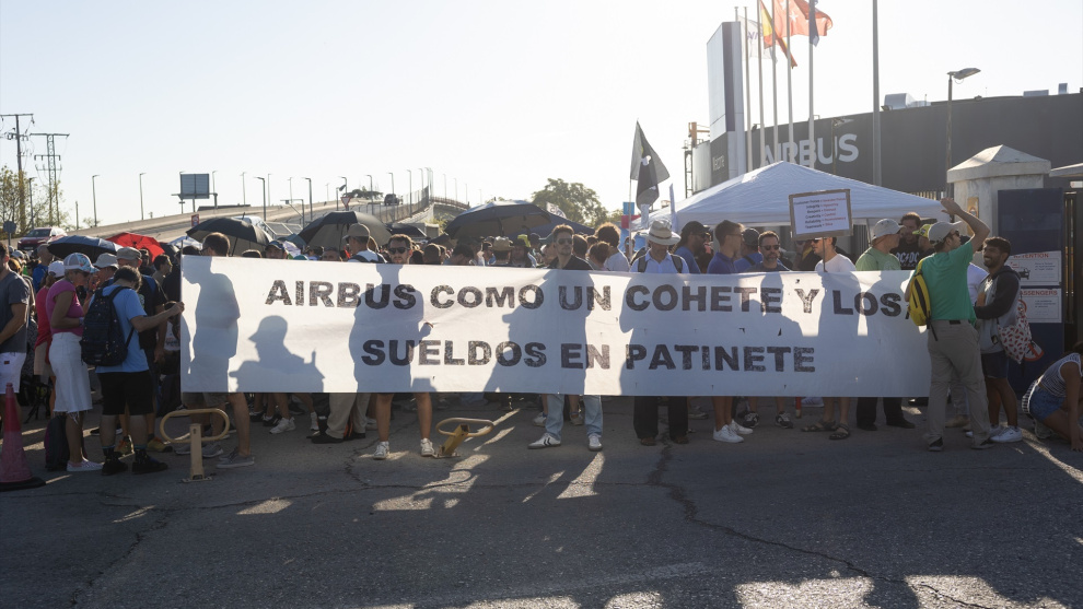 Sin sindicato que la dirija ni jefe al que obedecer: así es la huelga de Airbus que nadie sabe parar
