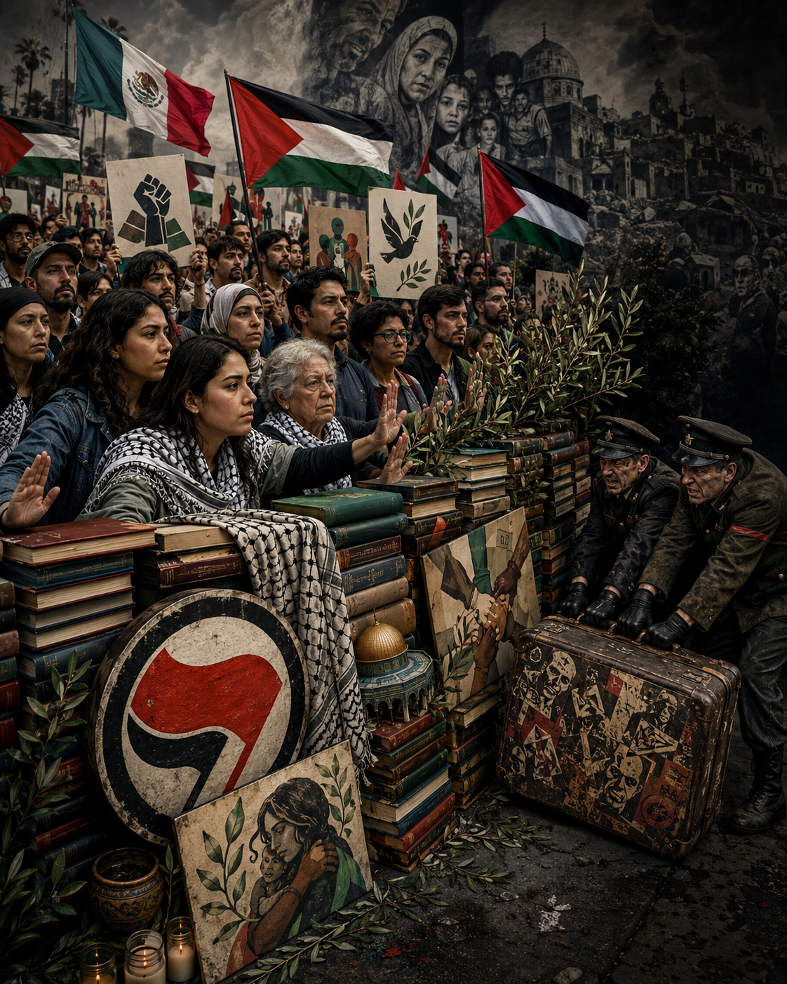 La causa palestina no necesita nazis: la extrema derecha mexicana intenta apropiarse del antisionismo