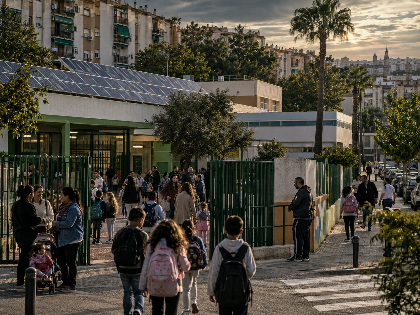 En Torreblanca, dos colegios producen electricidad para familias vulnerables del barrio