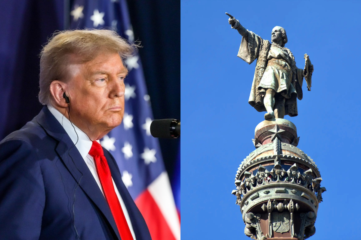 Trump reivindica a Cristóbal Colón y lo vincula con el nacimiento de Estados Unidos
