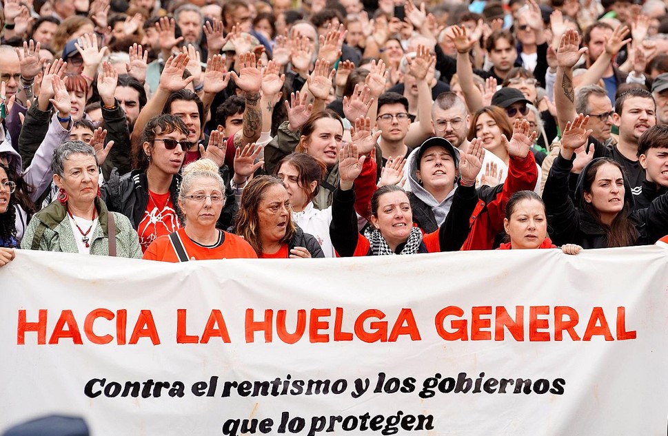 La izquierda abraza la huelga general por la vivienda con la esperanza de que impulse la movilización del 29N