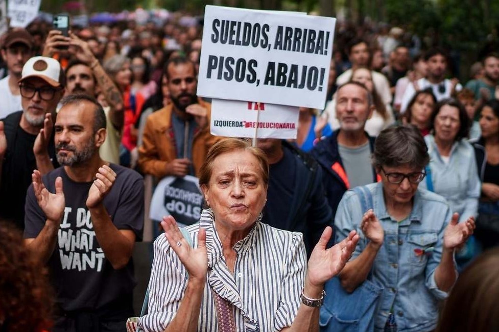 Los trabajadores que secunden la huelga por la vivienda perderán unos 90 euros de sueldo de media