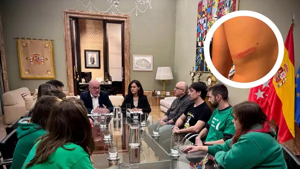 La Delegación del Gobierno investiga las cargas contra docentes en huelga que pedían a Ayuso que negociara